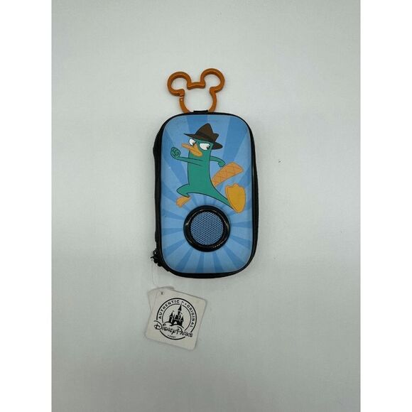 Disney's Speaker Case Perry The Platypus for Player 3.5 mm Jack Safety Clip NEW - Picture 1 of 10